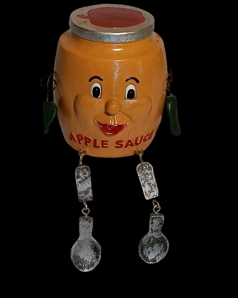 WMG Shelf Sitter Anthropomorphic Apple Sauce Fruit Resin Figure 2006 Series